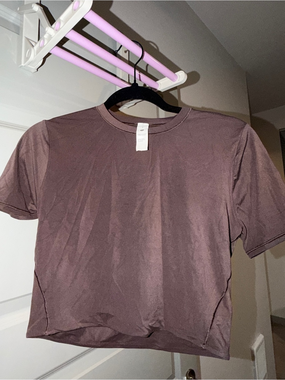 Lululemon Wundermost Crew Neck T Shirt Cropped
